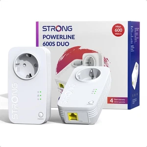 AV600 Mbit/s Adaptateur Powerline Setmit Steckdose, HomePlug AV2 Ligne électrique Inter...
