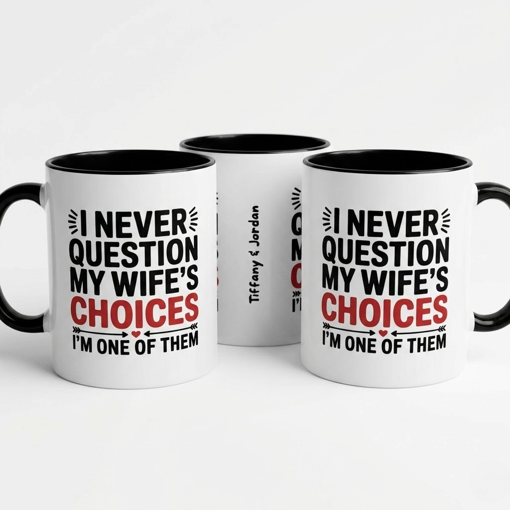 Funny Couple Mug Personalized Name Gift Husband Wife Coffee Cup Love