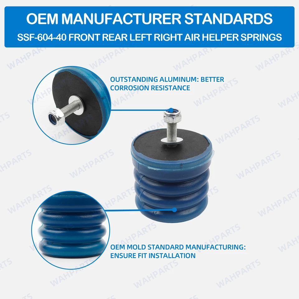 1 Pair For Tacoma Tundra 4Runner Air Suspension Helper Spring Set SSF-604-40 - Изображение 4 из 4
