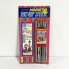 Vintage Steven's Magnetic Pic-Up Stix Game Toy Sealed NOS Pick Up Wand Retro