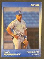 1990 Star Ivan Rodriguez Charlotte Rangers #22 Pudge MiLB Baseball Card