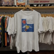 Calvin Hobbes Life Wash Rare T-Shirt White XL