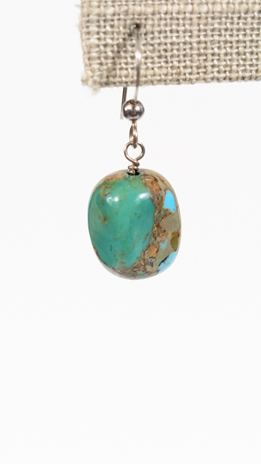 Southwestern Rectangular Composite Gemstone Green… - image 4