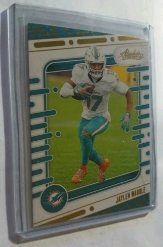 2024 Panini Absolute Football Yellow Jaylen Waddle #68