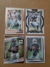 Football Stars & RC's 4 card lot/Doug Williams/Rome Odunze/Geno