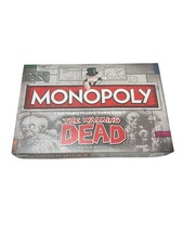 Monopoly The Walking Dead Survival Edition COMPLETE Board Game Hasbro
