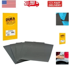 800 Grit Wet or Dry Sandpaper Sheets, 5-1/2" x 9", Box of 25 - Car Color Sand...