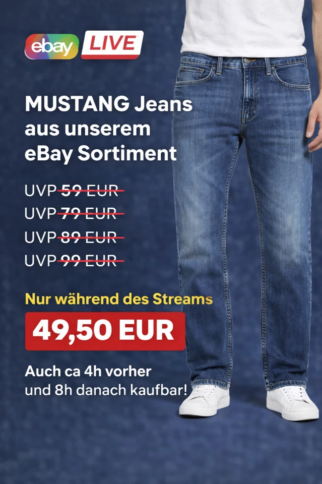 MUSTANG Herren Jeans – nur 49,50€