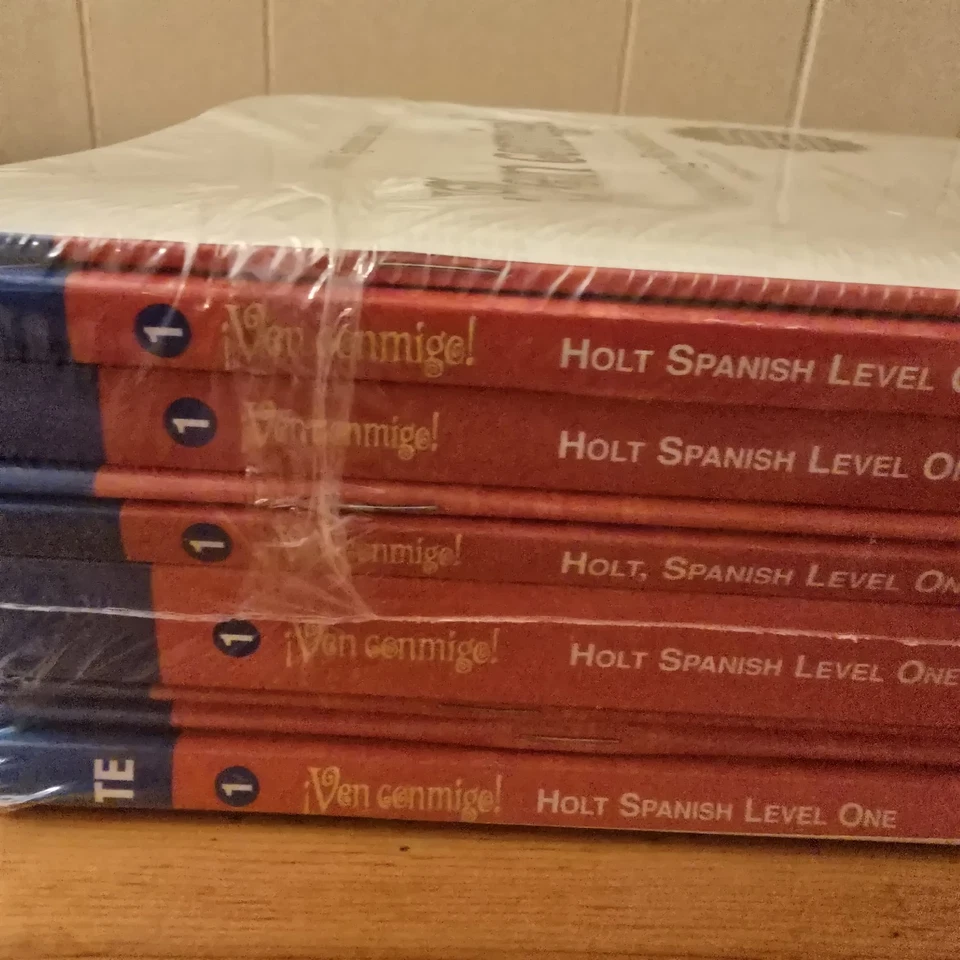 Holt Spanish Level One "Ven Conmigo" Teaching Resources 9 Book Set NEW UNOPENED - Image 3 of 4