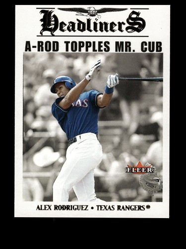 2002 Fleer #2 HL Alex Rodriguez NM - Picture 1 of 2
