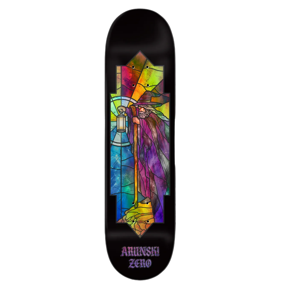 Zero Skateboard Deck Arunski Stained Glass 8.5 | eBay