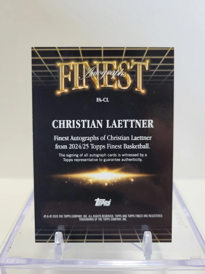 24-25 Topps 最佳亲笔签名 10/10 Christian Laettner (MIAMI) — 第 2/2 张图片