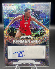 VJ EDGECOMBE 2024 Prizm Draft Picks PENMANSHIP MOJO PRIZM AUTO LE 10/25 76ERS 🔥