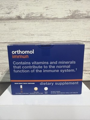 Orthomol Immun Vial Complete Support Supplement Capsule 30-Day Supply Vitamins A