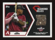 2022 Topps Opening Day #DR-KM Ketel Marte Diamond Relics Dirt From Chase Field