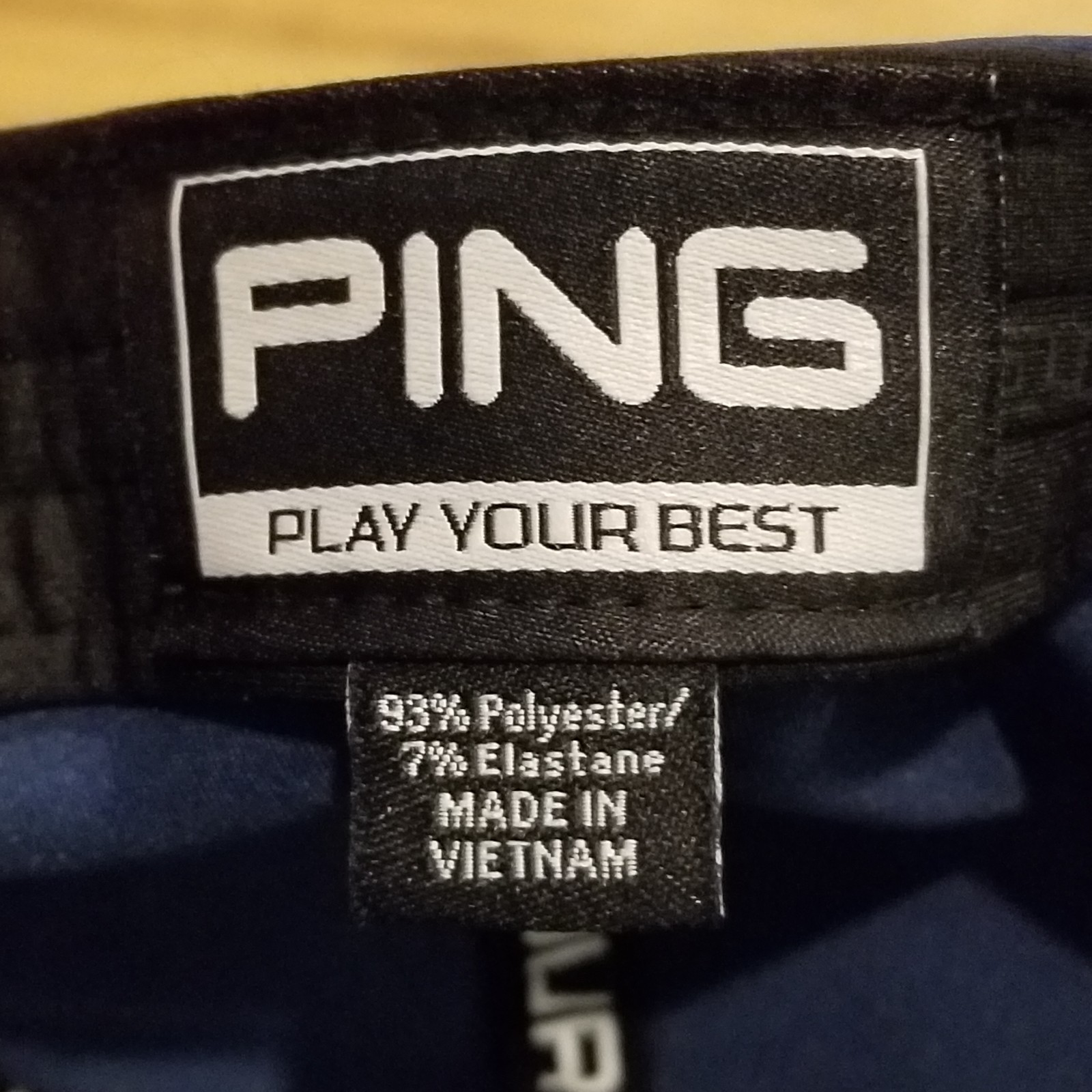 Ping Hat Cap snapback Blue Patch Play Your Best O… - image 8