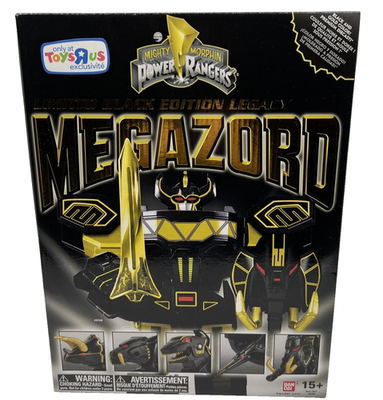 Bandai SDCC 2015 Morphin Power Rangers Megazord Limited Black