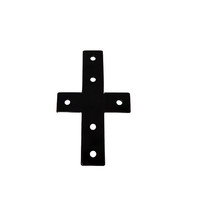 Kreuz-Verbinder FüR 3030 Aluminiumprofile Schwarz (Carbonstahl, Lackiert) Nut 8
