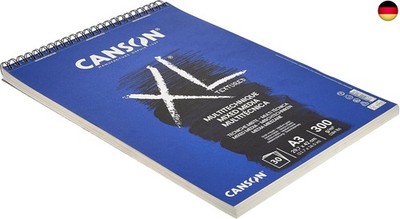 CANSON 807216 XL Mix-Media Block, DIN A3, 30Blatt,300g/m²