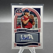 Vaughn Neckar Auto 2024 PANINI STARS & STRIPES USA ROOKIE White Holo