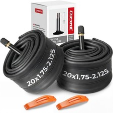 2PCS 20" Bike Inner Tubes For 20x1.75-2.125 Kids City Mountain Bike Tire Tubes