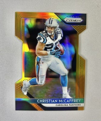 2018 Panini Prizm Christian McCaffrey Orange Die Cut /249 #172