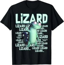 Lizard Lizard Lizard Funny Weirdcore Meme Viral Trending T-Shirt Gift for Dad, M