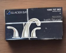 Glacier Bay Builders 8 in. Widespread 2-Handle High-Arc Bathroom Faucet