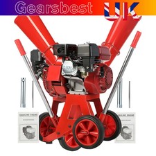 Heavy Duty Wood Chipper Shredder 5500w 212cc Petrol Engine upto 50mm Branch