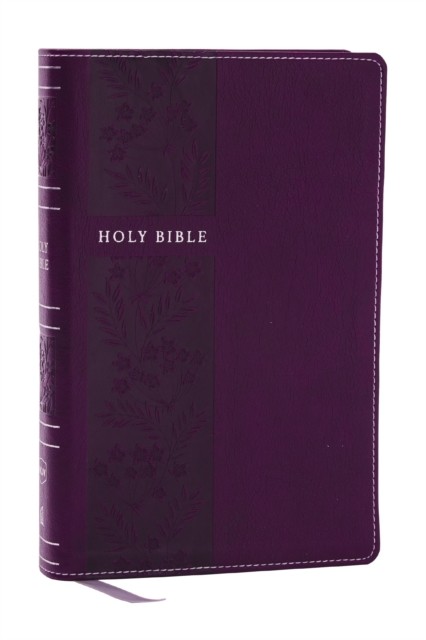 NKJV Personal Size Large Print Bible with 43,000 Cross References, Purple