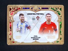 2026 Panini World Cup Kayou Cristiano Ronaldo/Lionel Messi Golden Plus Ultra