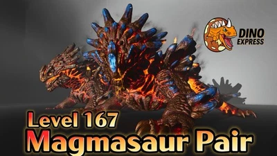 Level 167 Magmasaur Pair ARK🦕 Survival Ascended ASA PVE PC/XBOX/PS - Image 1 of 2