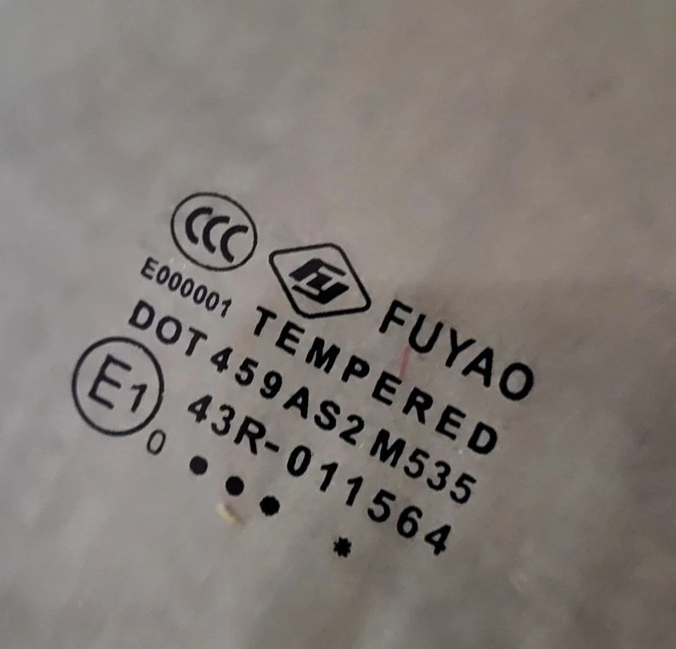 Dodge Dakota 1986-1996 camioneta pickup puerta delantera izquierda conductor ventana vidrio OEM Foto 2 de 2