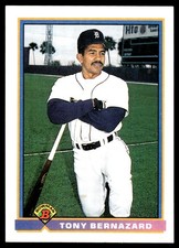 Tony Bernazard 1991 Bowman #143 Tigers MLB READ FREE SHIPPING AutographDen