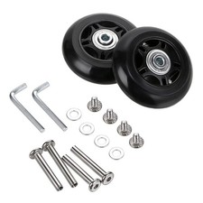 Ownmy 70mm X 24mm Luggage Wheels Replacement Kit 2 Pack