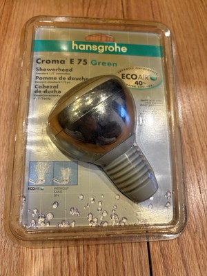 Hansgrohe Croma E 0649800 Green Showerhead Eco Air Low Flow 1.5GPM NEW