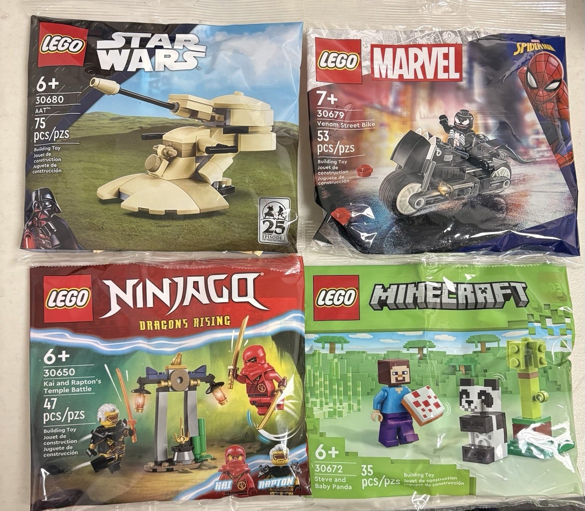Lego Polybag 4 Pack #30672,#30679,#30650,#30680 | eBay