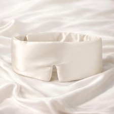 100 Pure Mulberry Silk Sleep Mask Luxury Ultra Soft Light Blocking Eye Mas...