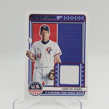 2023 Panini U18 USA Chieh-Hsi Huang Jersey Prospect Rookie Relic #U18-CHH 7538