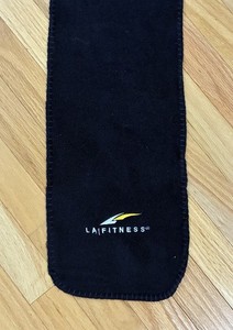 LA Fitness Embroidered Scarf