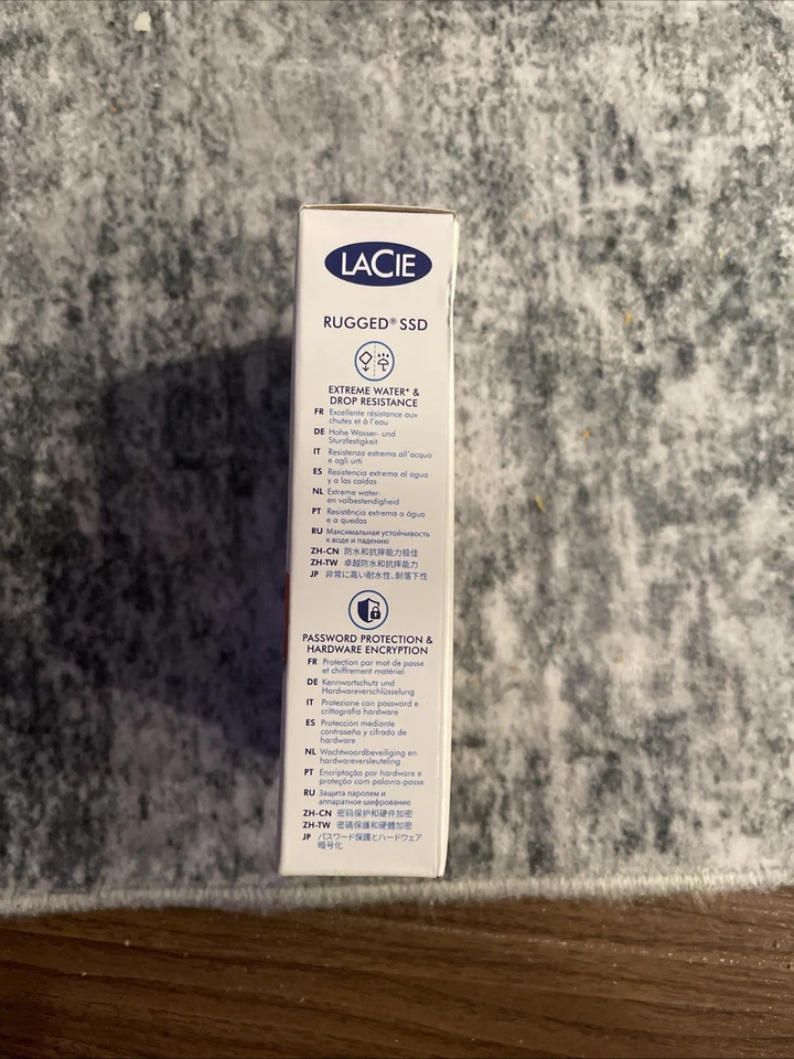 LaCie Rugged SSD STHR500800 SSD encrypted 500 GB external STHR500800 - Image 3 of 4