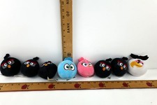 Angry Birds Burger King 3" Lot of 8 Hatchlings-Stella,Jake,Mighty Eagle 5 Bomb