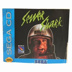 Sewer Shark (Sega CD, 1992) CIB Complete w/ Manual Black Box Variant Tested