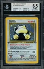Pokemon 1999 Snorlax HOLO R Jungle 1st Edition BGS 6.5