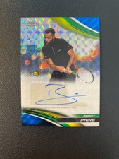 2025 Topps Chrome Tennis Benoit Paire Auto Blue Geometric 065/150 BJAB