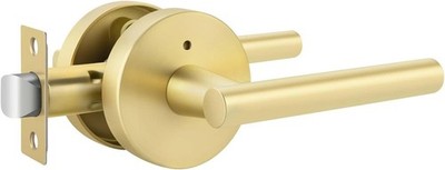 Gold Door Handles Interior Brushed Gold Privacy Lever Door Handle Heavy Duty