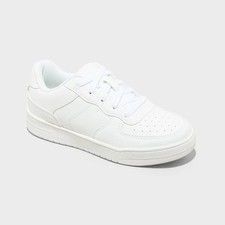 Art Class Kids' Benni Court Sneakers White Size 1 NWT