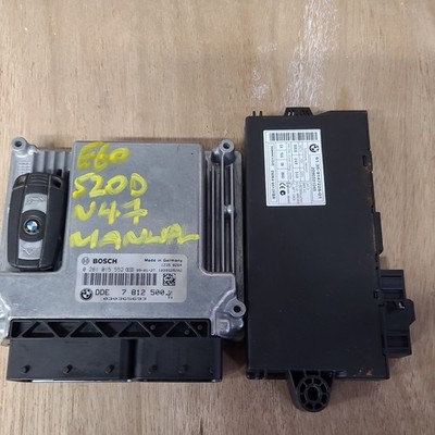 BMW E60 E87 E90 LCI 120d 320d 520d N47 177HP Engine ECU Kit DDE 7812500 CAS3 Key