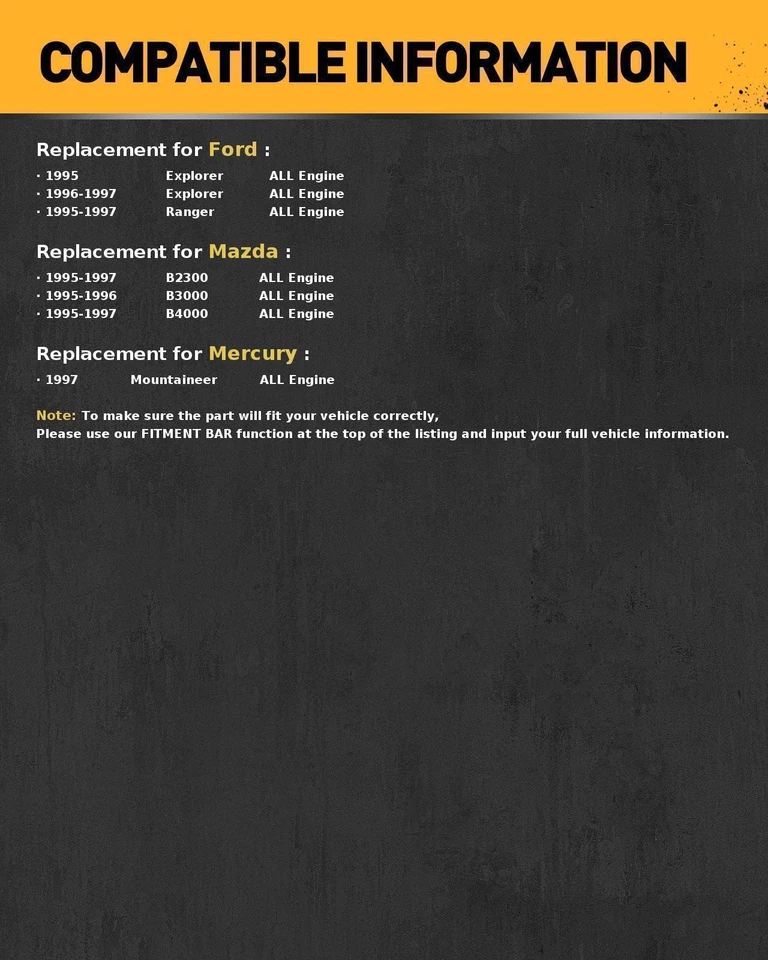 Cilindro maestro de freno para Ford Ranger 96-97 1995-1997 Ford Explorer M390269 Foto 2 de 4