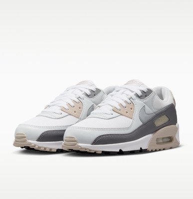 NIKE Women's Air Max 90 IM4613-201 Cream 2 Pencil Point Off White Wolf Grey